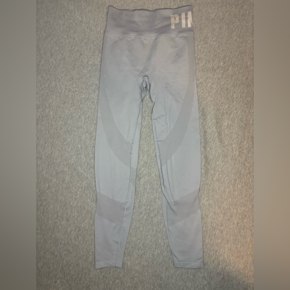 PINK Victoria's Secret Gray Form-Fitting Leggings